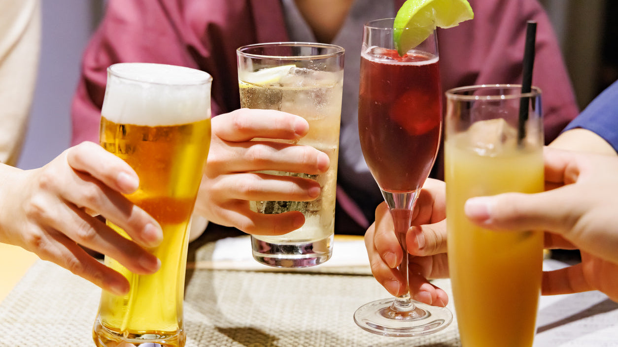 THC drinks (Sip Elixirs) against alcohol