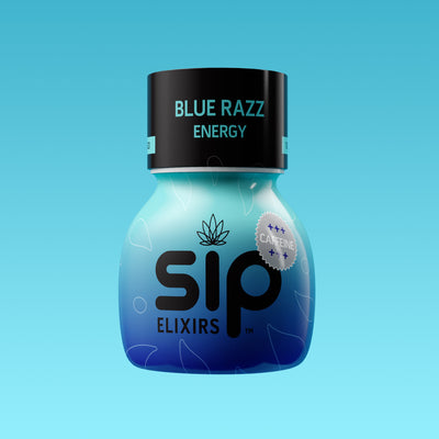 SIP Elixirs - Blue Razz THC Drink - Energy Bottle